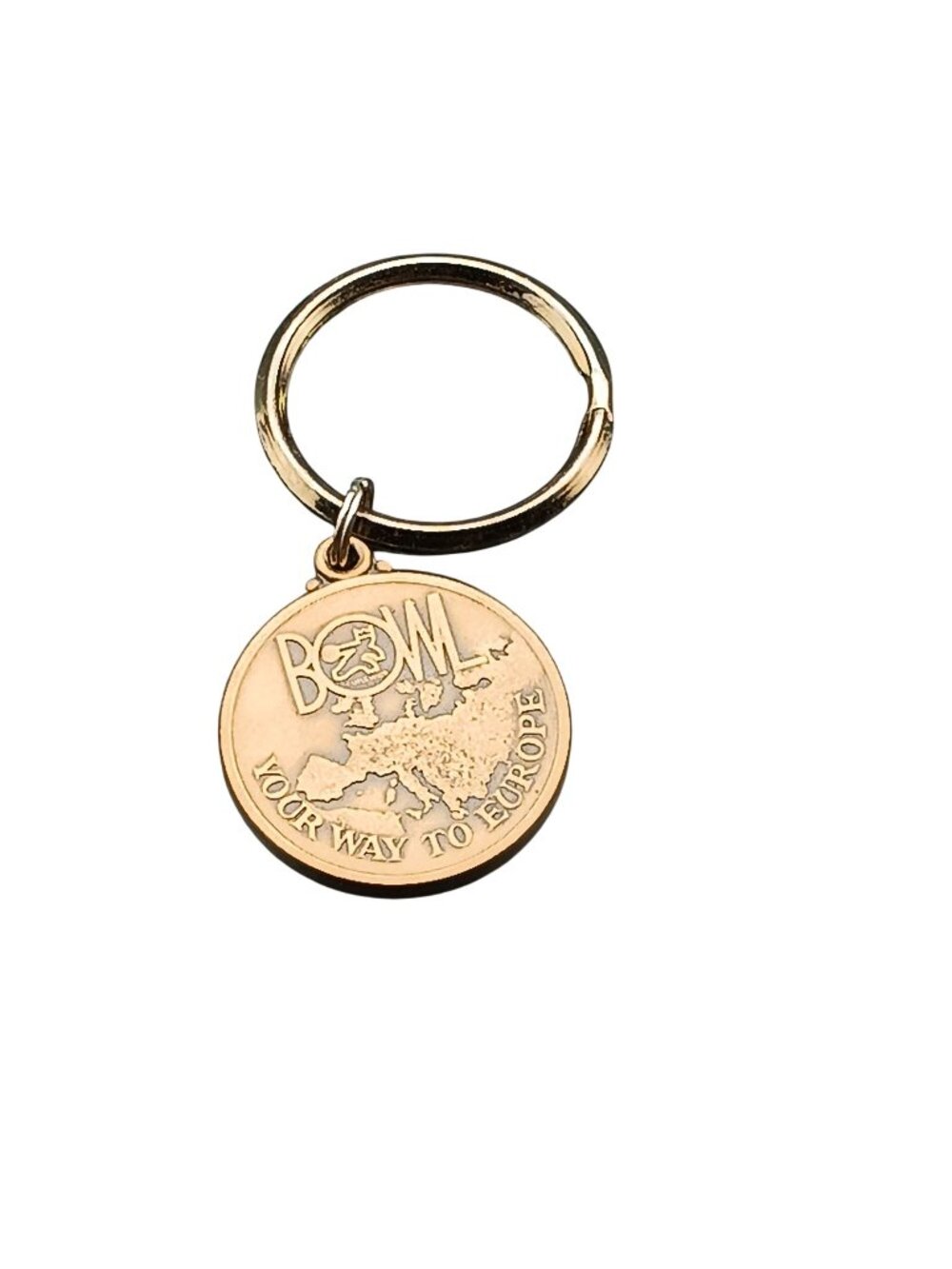 Bowling-Themed Vintage Keychain Brunswick Recreation Centers Monthly Winner Bowl